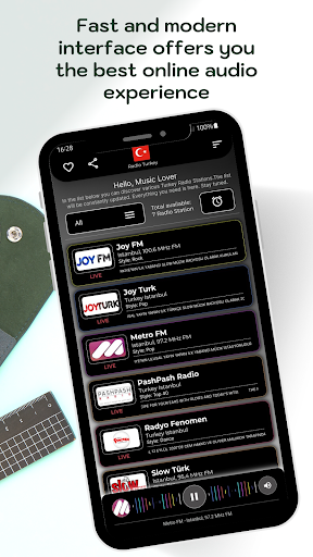 Radio Turkey - Online FM Radio Screenshot 2 - AppWisp.com