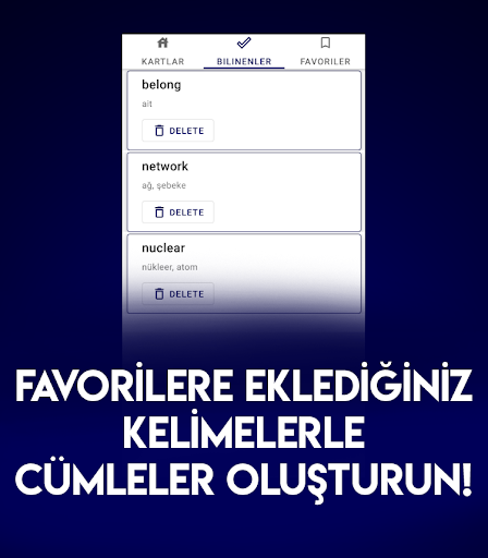 TUR/ENG - İngilizce Kelime Ezberleme