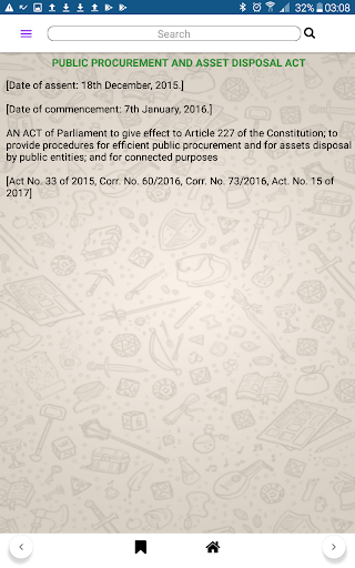 Public Procurement and Asset D Screen 3