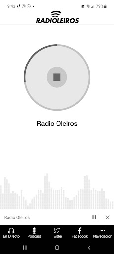 Android application Radio Oleiros screenshort