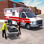 Cover Image of Herunterladen City ambulance rescue game 3D 2.4 APK
