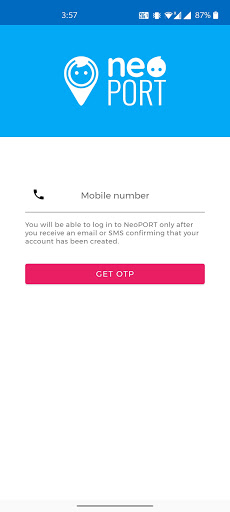 Android application Neoport screenshort