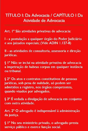 Estatuto Da OAB Screen 3