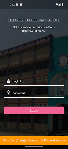 Android application St. Xavier's Collegiate School screenshort
