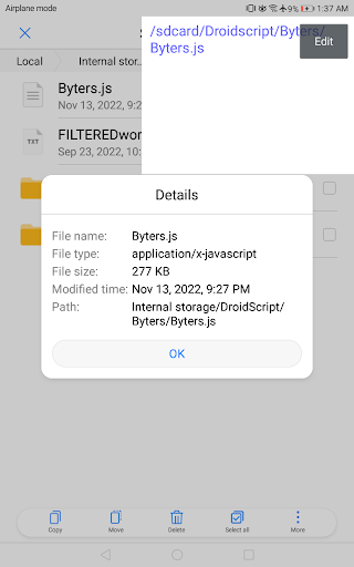 Simple Code And Text Editor Screen 3