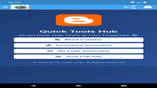 quick daily tools  web hub