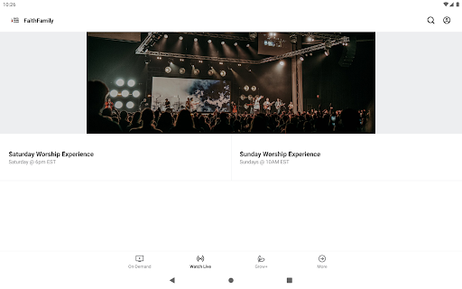Screenshot of Faith Family