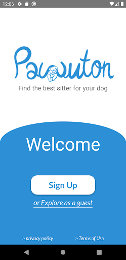 Android application Pawuton screenshort