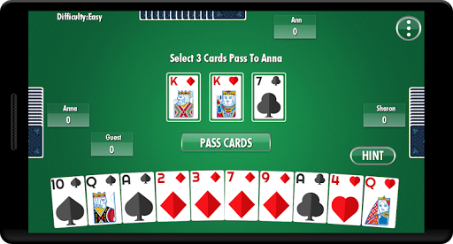 Android application Hearts - Card Game screenshort