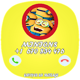 Call from Big Minions Fake icon