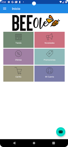 Android application BeeOle - Tienda Online screenshort