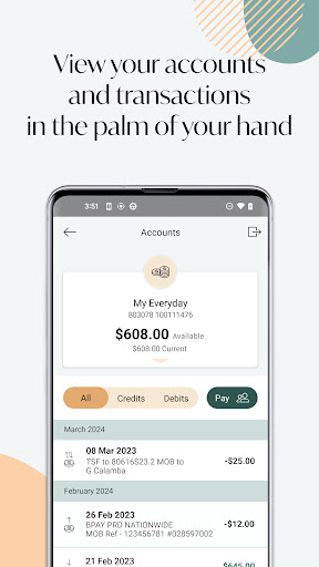 GMCU Mobile Banking Screen 2