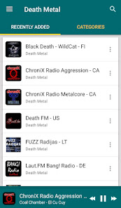 Captura de Pantalla 4 Death metal radios android