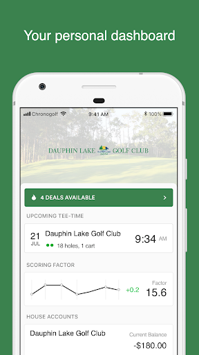 Android application Dauphin Lake Golf Club screenshort
