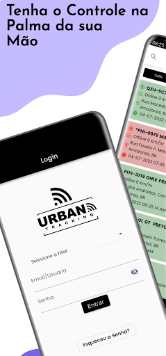 Android application Urban Rastreamento screenshort