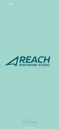 Android application Reach Bodywork Studio screenshort