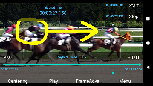 Video Stopwatch Screen 2