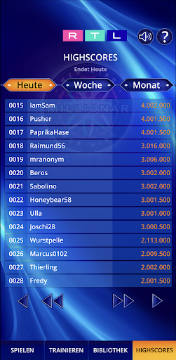 Wer wird Millionär? Training screenshot 3