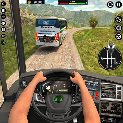 لعبة الباص الأمريكية محاكاة 3D