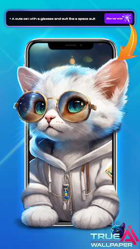 Android application TrueAI Wallpaper 3D screenshort