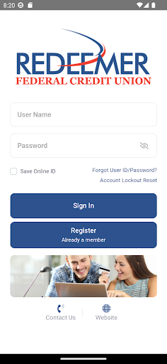 Redeemer FCU Mobile Banking Screen 2