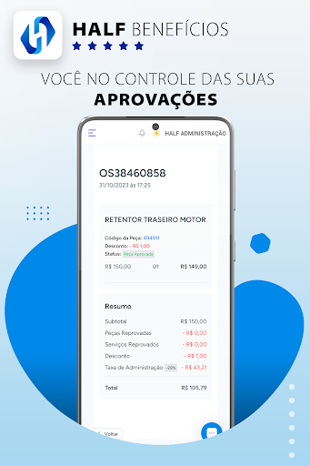 Half Benefícios Screen 3