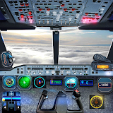 Airplane Pilot Cabin  -  Flight Simulator 3D icon