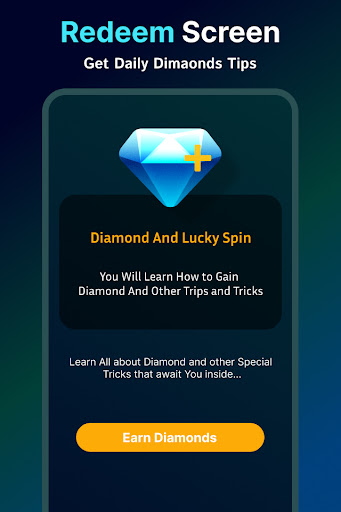 Android application Get Daily Diamonds FFF Tips screenshort