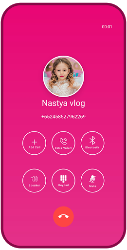 fake call and chat with nastya Screen 3