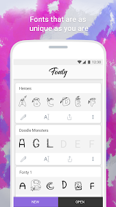 Fonty - Draw and Make Fonts Unknown