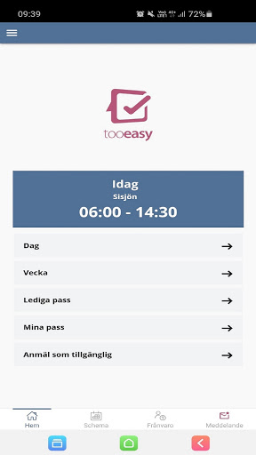 TooEasy WFM Screen 3