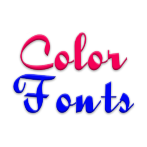 Color Fonts Message Maker  Icon