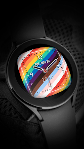 Pride Rainbow Love Watch Face