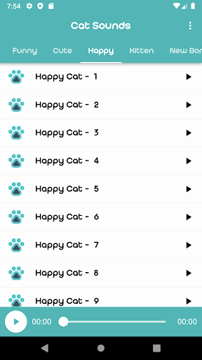 Cat Sounds Screen 2