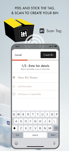 Organize-it! Screen 3