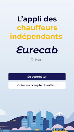 Android application Eurecab Driver - Partenaires screenshort