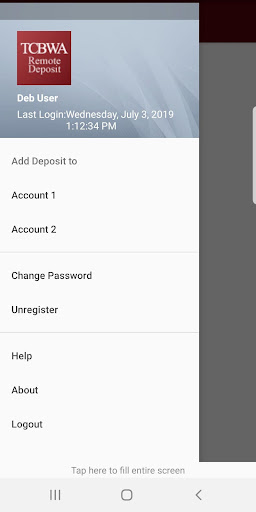 Screenshot of TCBWA Business RDC