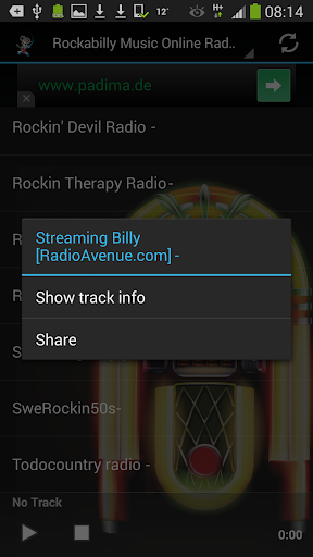 Rockabilly Music Online Radio Screen 3