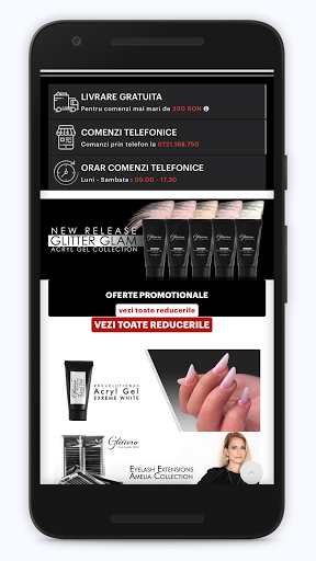 Android application Glittero screenshort