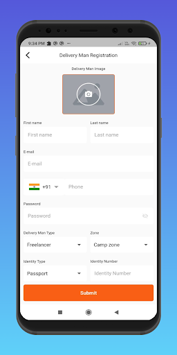 Android application M Mart Delivery screenshort