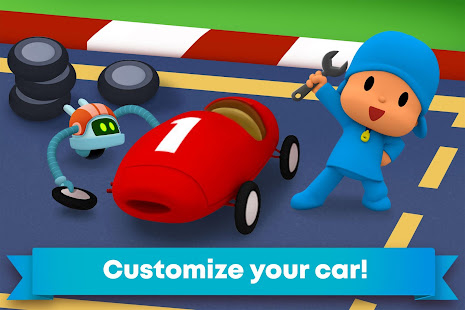 Pocoyo Racing: Kids Car Race  Screenshots 3