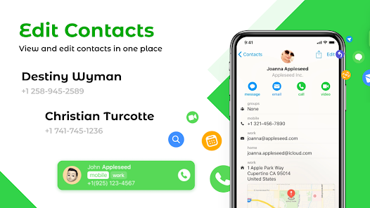 Captura de Pantalla 6 iCallScreen - iOS 16 Dialer android