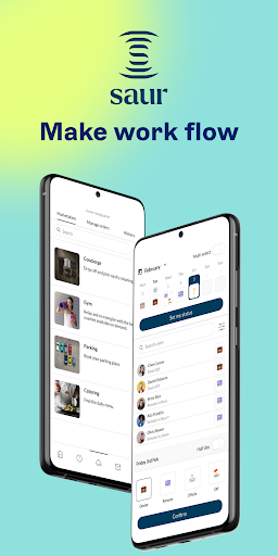 Android application SAUR Workspace screenshort
