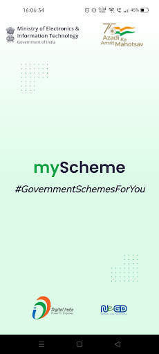 Android application myScheme screenshort