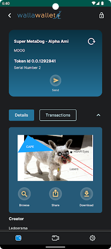 Screenshot of Wallawallet