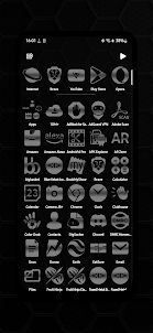 Gray Fused Metal Icon Pack