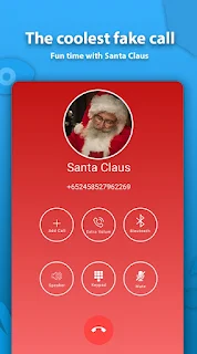 fake call video santa calls