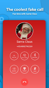 Captura de Pantalla 3 fake call video santa calls android