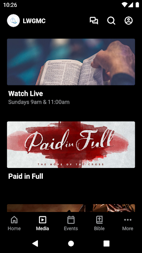 Living Waters GMC Screen 2