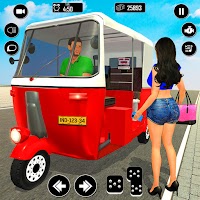 Городской водитель Tuk Tuk Auto Rickshaw 3D Sim 18